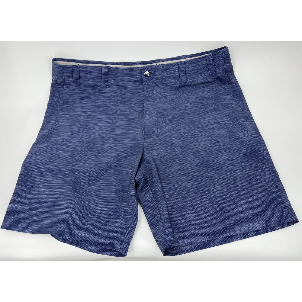 Callaway Golf Shorts Waist Size 40 Blue Flat Front 8" Inseam